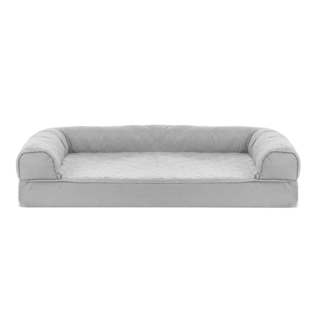 Furhaven Quilted Orthopedic Sofa Dog Bed