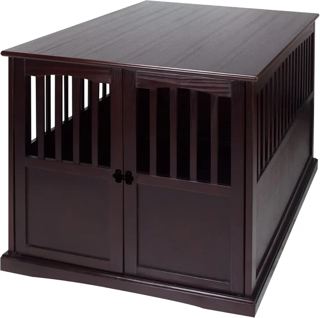 Casual Home Wooden Pet Crate End Table