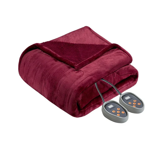 Beautyrest Heated Microlight to Berber Blanket (Queen)