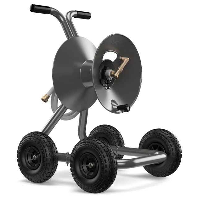 Eley 4-Wheel Garden Hose Reel Cart (Model 1043Q)