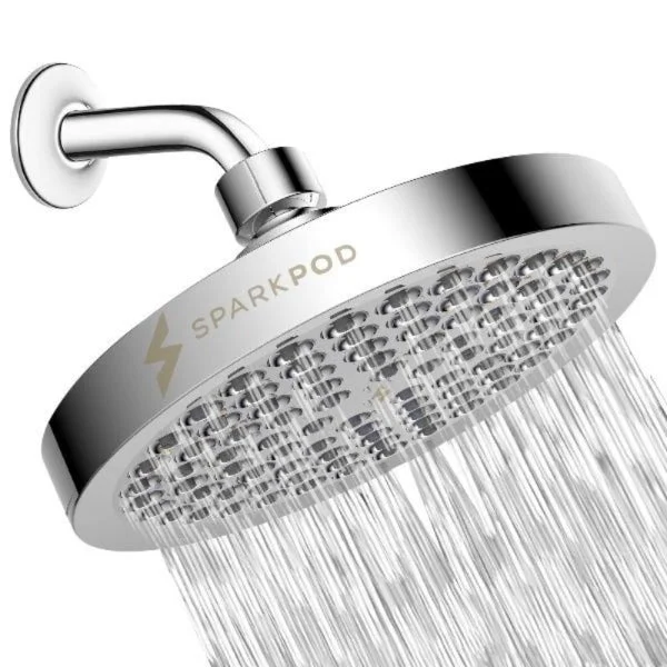 SparkPod 6-Inch Round Rain Shower Head