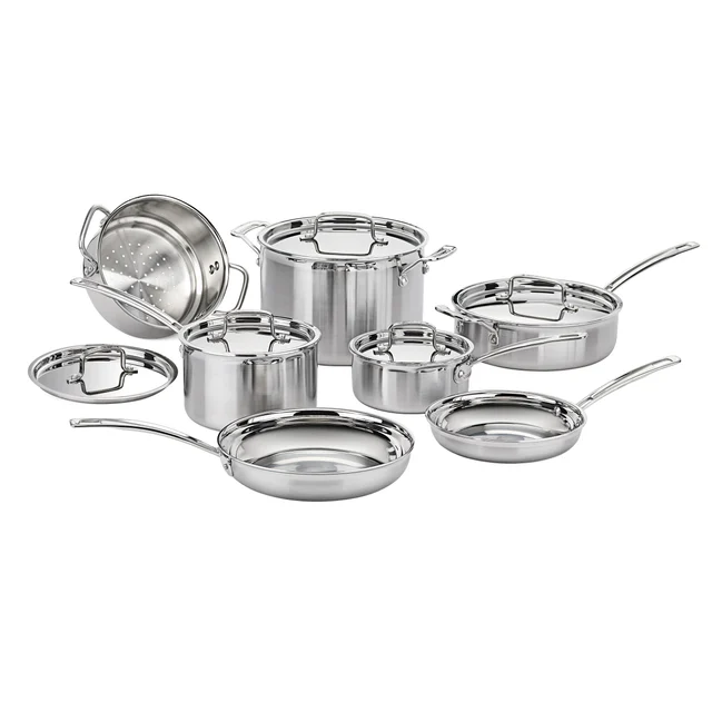 Cuisinart MultiClad Pro 12-Piece Cookware Set (MCP-12N)